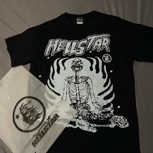 Hellstar Black Graphic T-Shirt